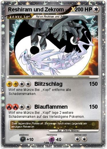 Pokemon Reshiram und Zekrom