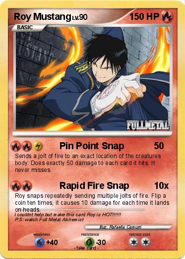 Pokemon Roy Mustang