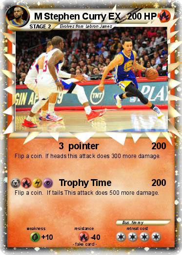 Pokemon M Stephen Curry EX