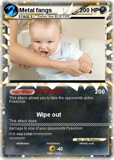 Pokemon Metal fangs