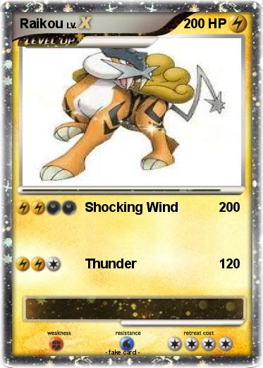 Pokemon Raikou