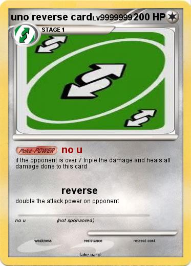 Pokemon Uno Reverse Card 20