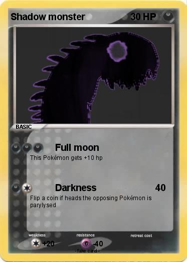 Pokemon Shadow monster