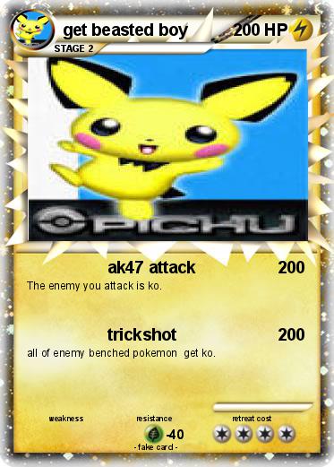 Pokemon get beasted boy