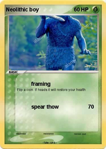 Pokemon Neolithic boy