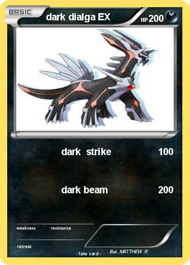 Pokemon dark dialga EX