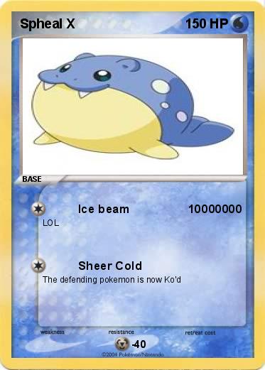 Pokemon Spheal X