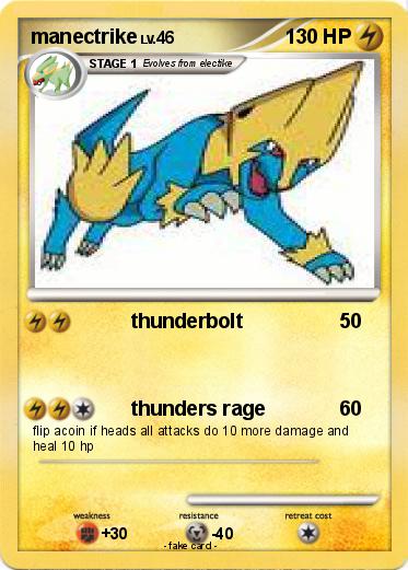 Pokemon manectrike