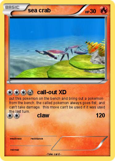 Pokemon sea crab