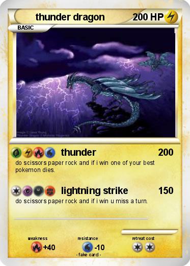 Pokemon thunder dragon