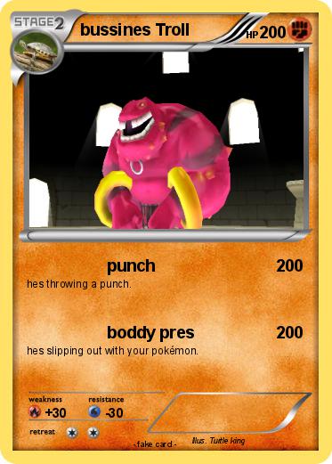 Pokemon bussines Troll