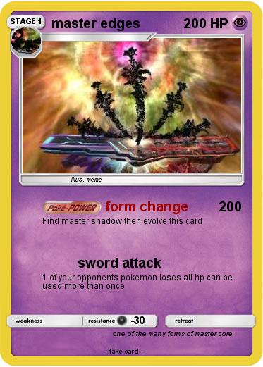Pokemon master edges