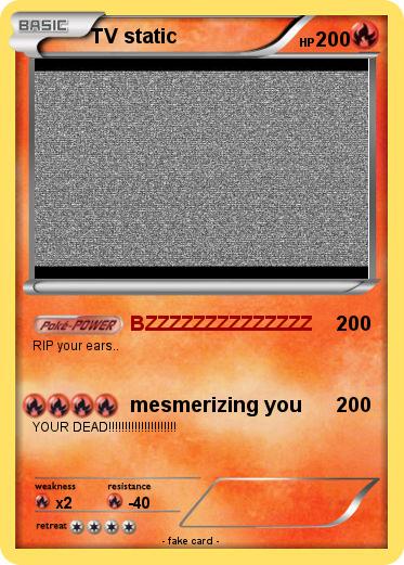 Pokemon TV static