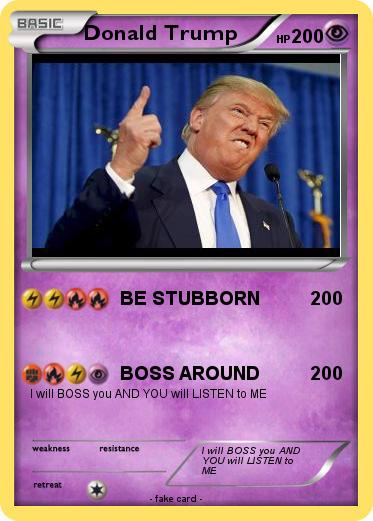 Pokemon Donald Trump