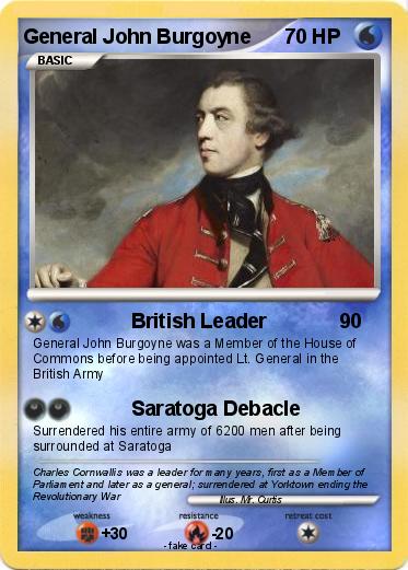 Pokemon General John Burgoyne