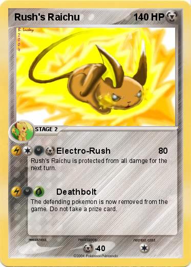 Pokemon Rush's Raichu