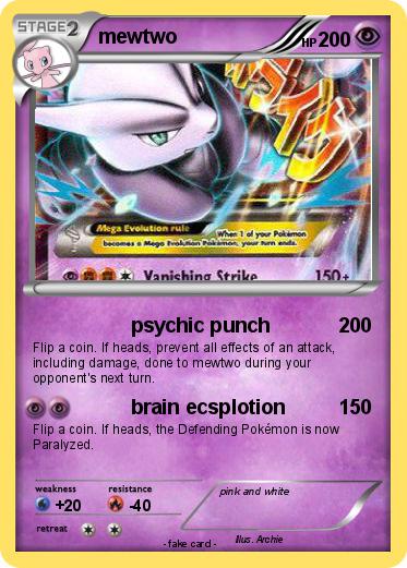 Pokemon mewtwo