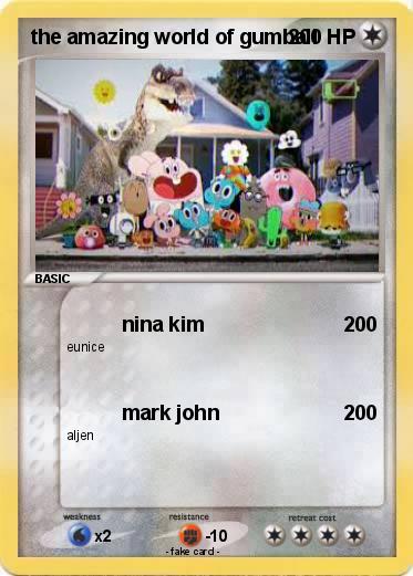 Pokemon the amazing world of gumball