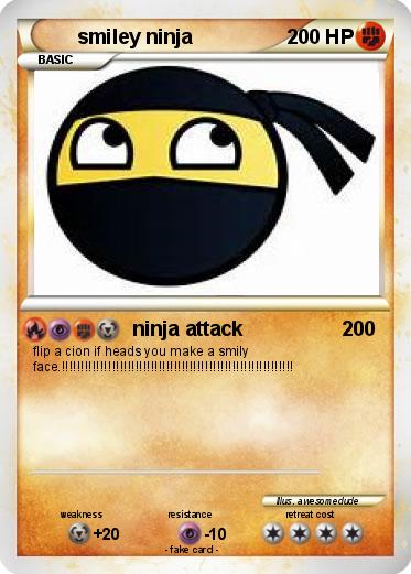 Pokemon smiley ninja