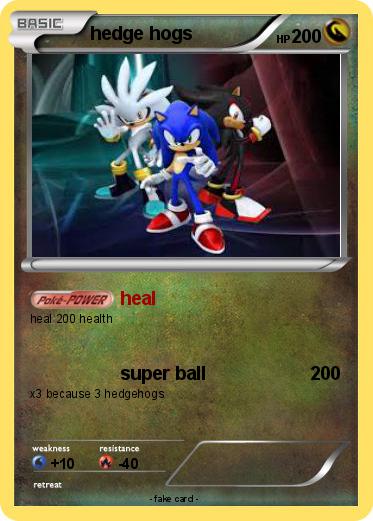 Pokemon hedge hogs