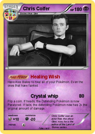 Pokemon Chris Colfer