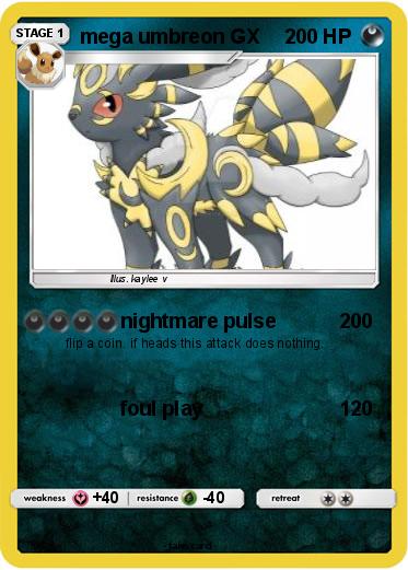 Pokemon mega umbreon GX