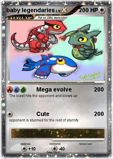 Pokemon baby legendaries