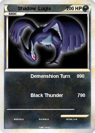 Pokemon Shadow  Lugia