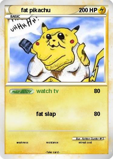 Pokemon fat pikachu