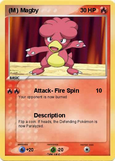Pokemon (M ) Magby