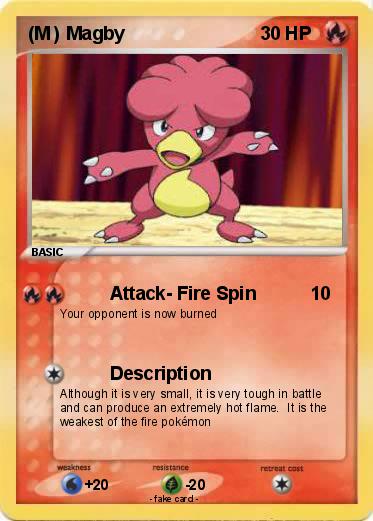 Pokemon (M ) Magby