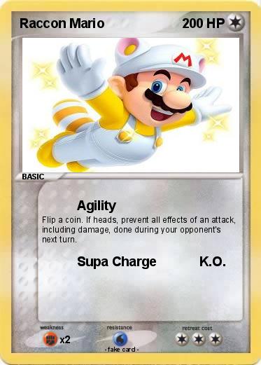 Pokemon Raccon Mario