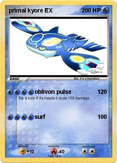 Pokemon primal kyore EX