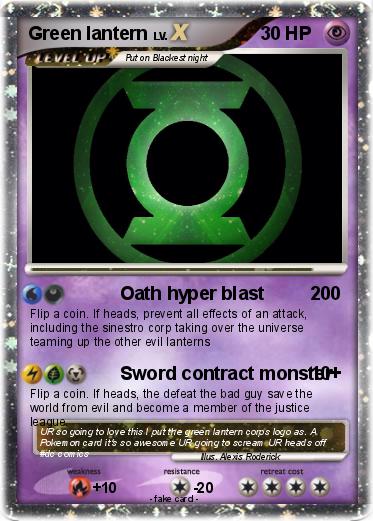 Pokemon Green lantern