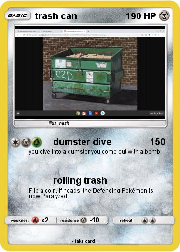 Pokemon trash can
