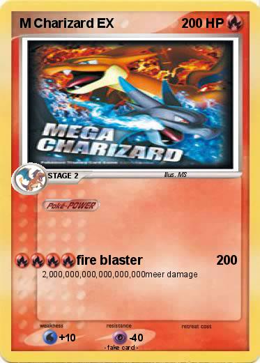 Pokemon M Charizard EX