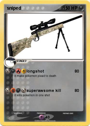 Pokemon sniped