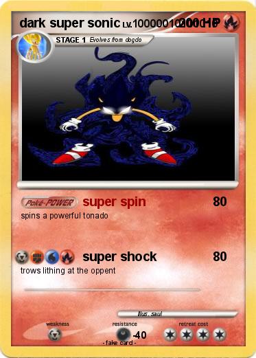 Pokemon dark super sonic