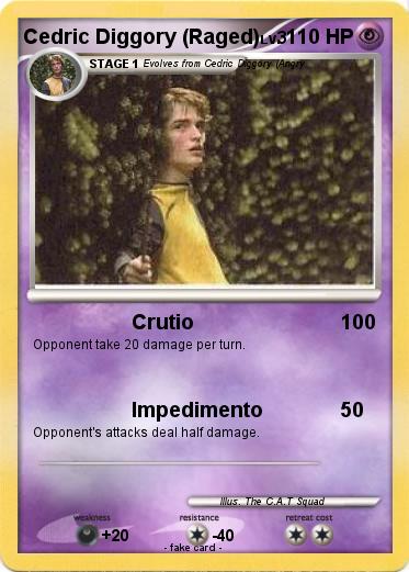 Pokemon Cedric Diggory (Raged)