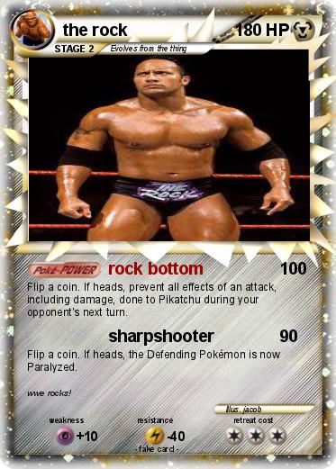 Pokemon the rock