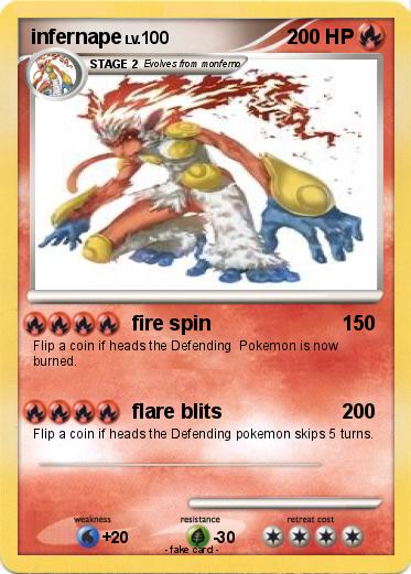 Pokemon infernape