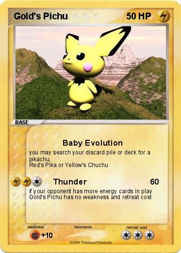 Pokemon Gold's Pichu