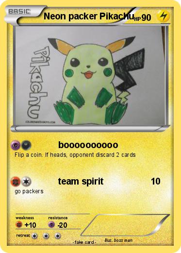 Pokemon Neon packer Pikachu
