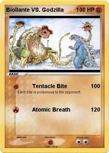 Pokemon Biollante VS. Godzilla