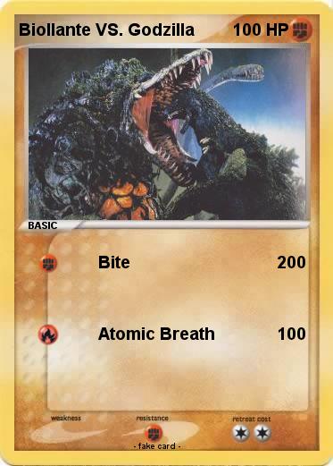 Pokemon Biollante VS. Godzilla