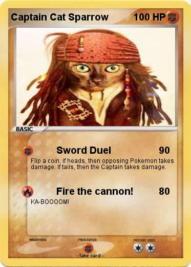 Pokemon Captain Cat Sparrow