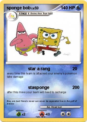 Pokemon sponge bob