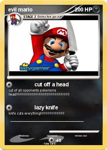 Pokemon evil mario