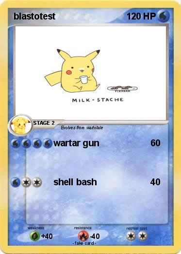 Pokemon blastotest