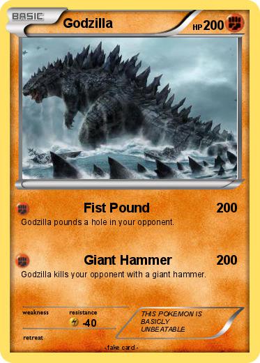 Pokemon Godzilla